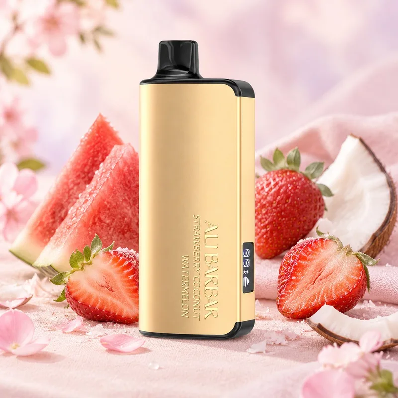 Strawberry Coconut Watermelon INGOT 9000 disposable — Velvet Vapour edit