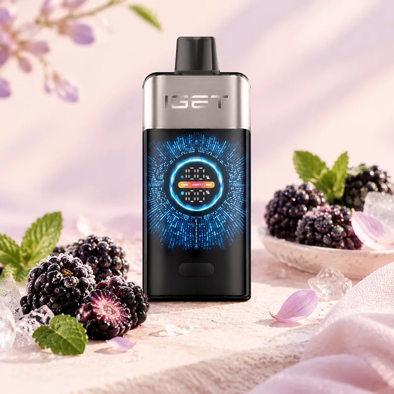 Blackberry Ice IGET One disposable — Velvet Vapour edit