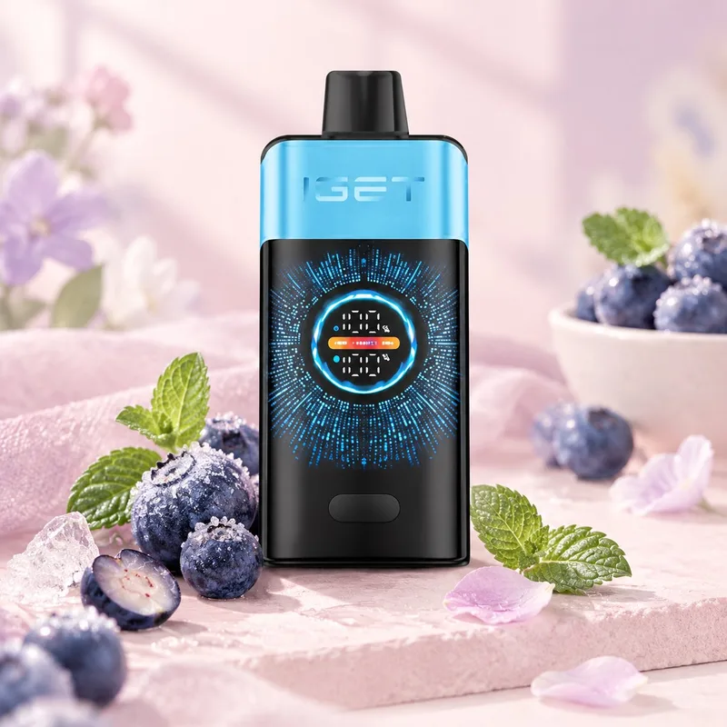 Blueberry Ice IGET One disposable — Velvet Vapour edit