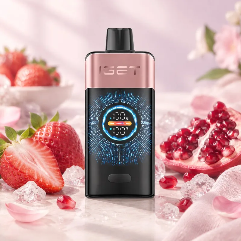 Strawberry Pomegranate Ice IGET One disposable — Velvet Vapour edit